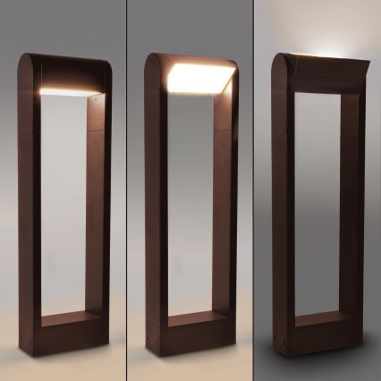Brilagi - CROTONE Outdoor LED Lamp 7W/230V, Brown, IP54, 50 cm