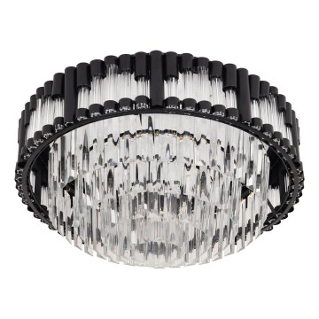 Brilagi - CROWN LED dimmable ceiling light LED/41W/230V 3000-6000K Ø 48 cm black + remote control