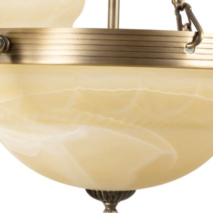BRILAGI - DAHLIA Chain-Hung Chandelier, 6×E27/40W/230V, Ø 74 cm, Brass