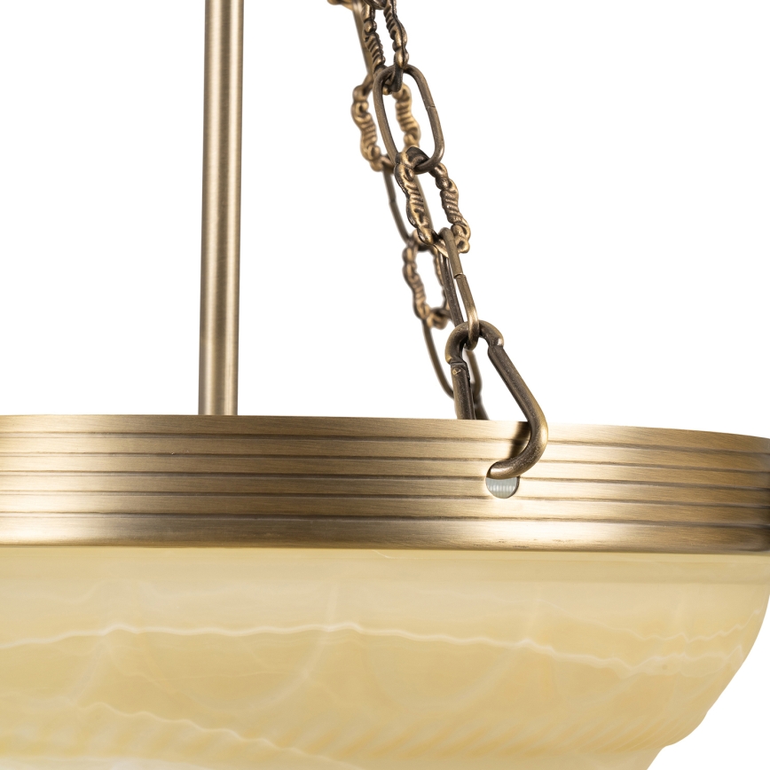 BRILAGI - DAHLIA Chain-Hung Chandelier, 6×E27/40W/230V, Ø 74 cm, Brass