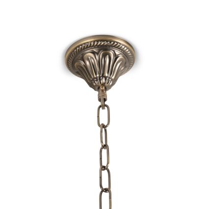 BRILAGI - DAHLIA Chain-Hung Chandelier, 6×E27/40W/230V, Ø 74 cm, Brass