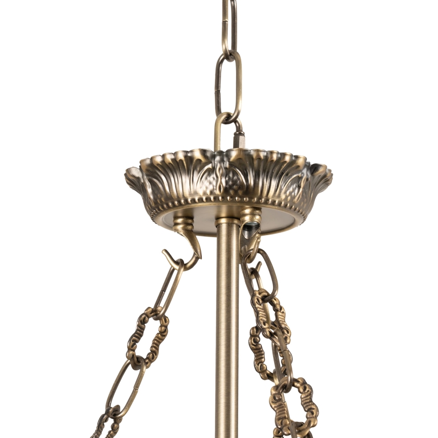 BRILAGI - DAHLIA Chain-Hung Chandelier, 6×E27/40W/230V, Ø 74 cm, Brass