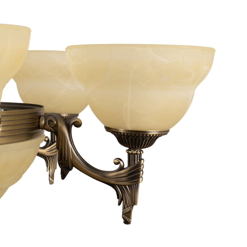 BRILAGI - DAHLIA Chain-Hung Chandelier 9xE27/40W/230V Ø74 cm, Brass