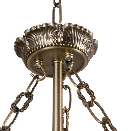BRILAGI - DAHLIA Chain-Hung Chandelier 9xE27/40W/230V Ø74 cm, Brass