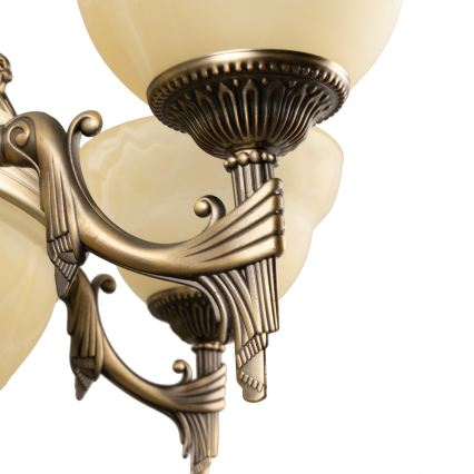 BRILAGI - DAHLIA Chain-Hung Chandelier 9xE27/40W/230V Ø74 cm, Brass