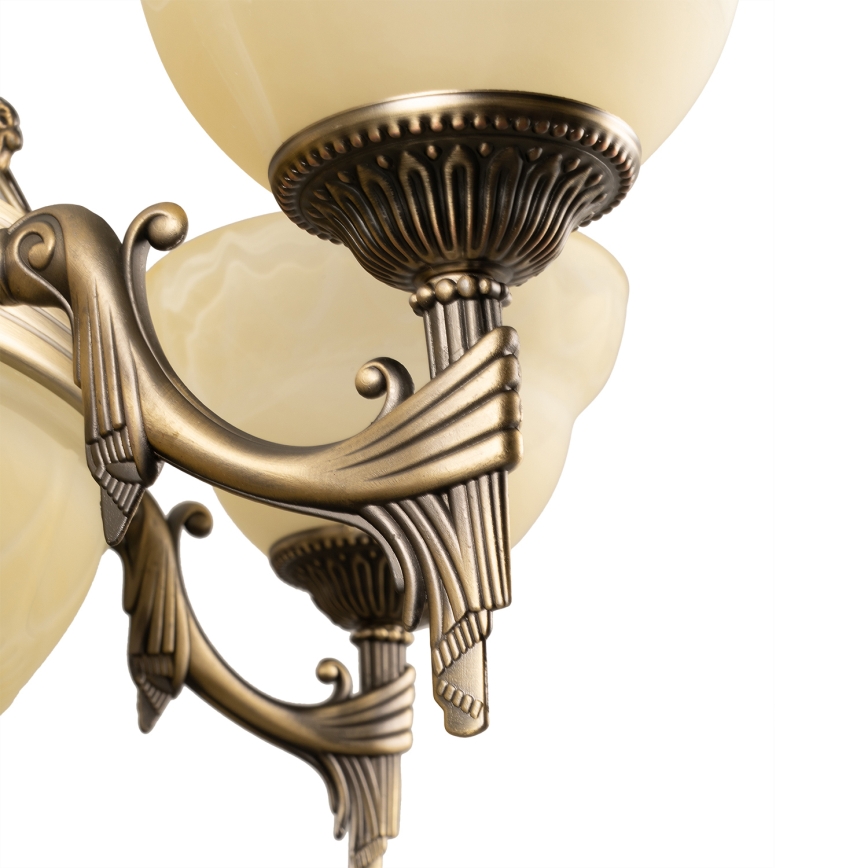 BRILAGI - DAHLIA Chain-Hung Chandelier 9xE27/40W/230V Ø74 cm, Brass
