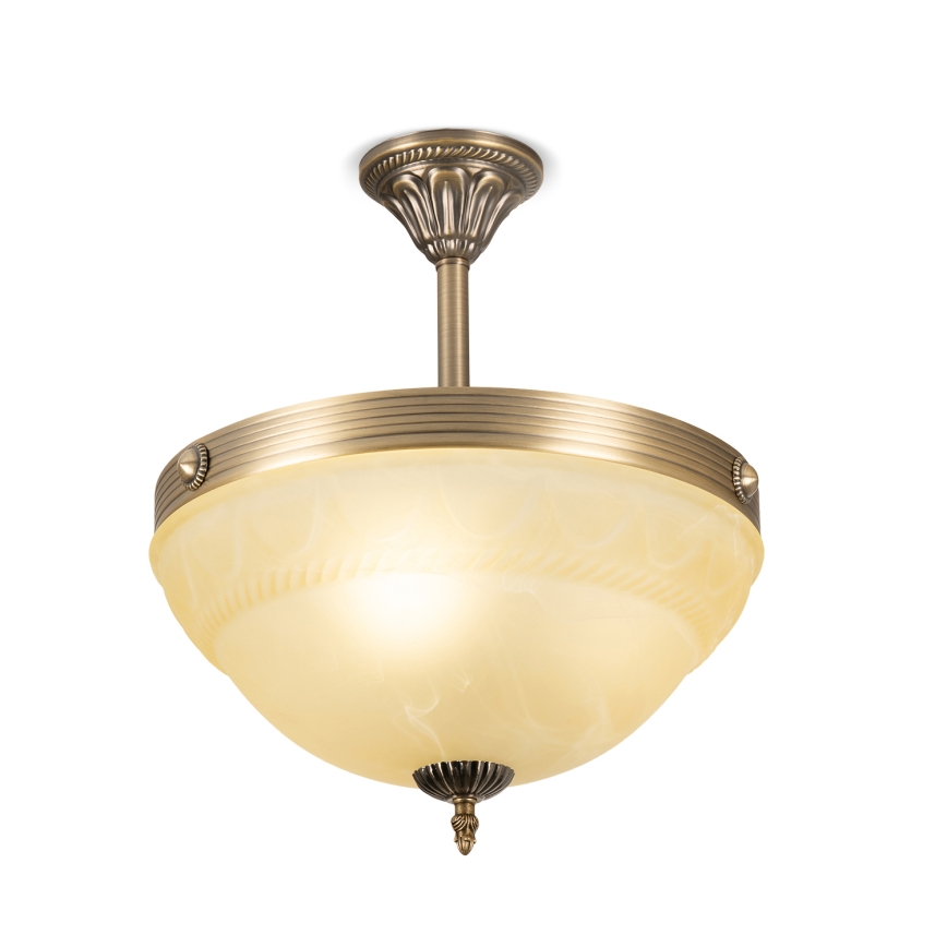BRILAGI - DAHLIA Rod Chandelier 3×E27/40W/230V Ø 37 cm Brass