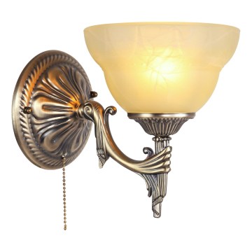 Brilagi - DAHLIA Wall Lamp 1xE27/40W/230V Brass