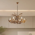 Brilagi - DEER Chain Chandelier 6xE14/10W/230V Ø 80 cm antlers