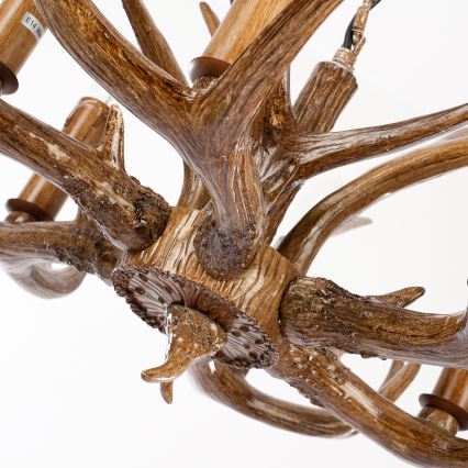 Brilagi - DEER Chain-Hung Chandelier 6xE14/10W/230V Ø 70 cm, Antler-style