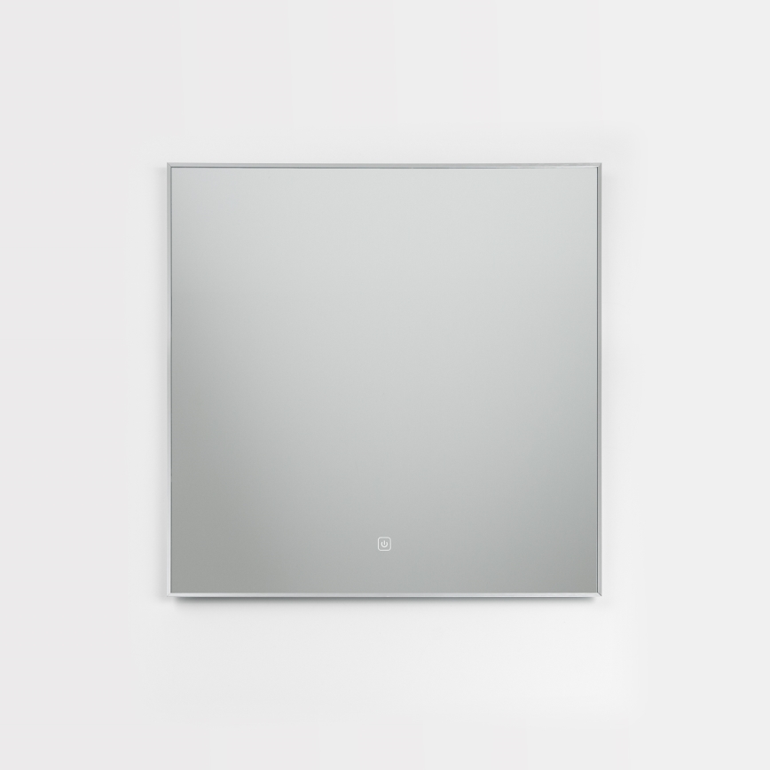 Brilagi - DESIO LED Bathroom Mirror LED/24W/230V 60x60 cm Silver IP44 CRI 90 Dimmable + CCT (tunable color temperature)
