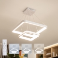 Brilagi - Dimmable Cable Pendant Light FALCON SLIM LED/78W/230V 3000-6500K 50x50 cm white + remote control