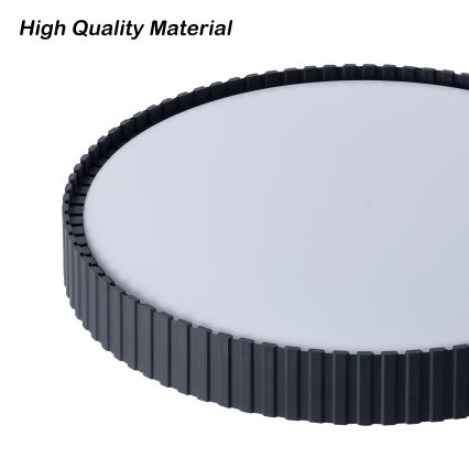Brilagi - CORVO LED Dimmable Ceiling Fixture LED/54W/230V 3000-6000K Black Ø 40 cm + Remote Control