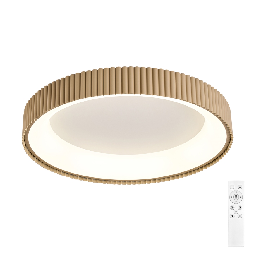 Brilagi - Dimmable LED ceiling light FALCON MODERN LED/54W/230V 3000-6500K 60 cm beige + remote control