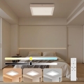 Brilagi - Dimmable Ceiling Light for Bathroom FRAME SMART LED/24W/230V 30x30 cm 3000-6000K IP44 White + Remote Control