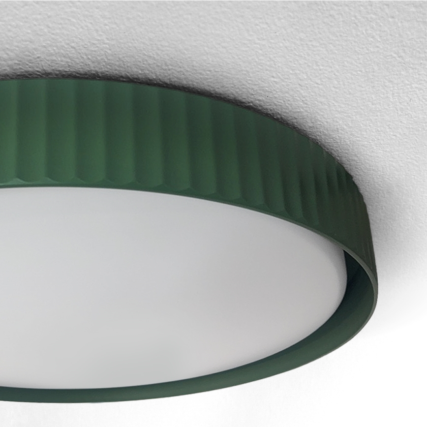 Brilagi - LUCIA LED dimmable ceiling light LED/60W/230V 3000-6500K Ø 59 cm green + remote control