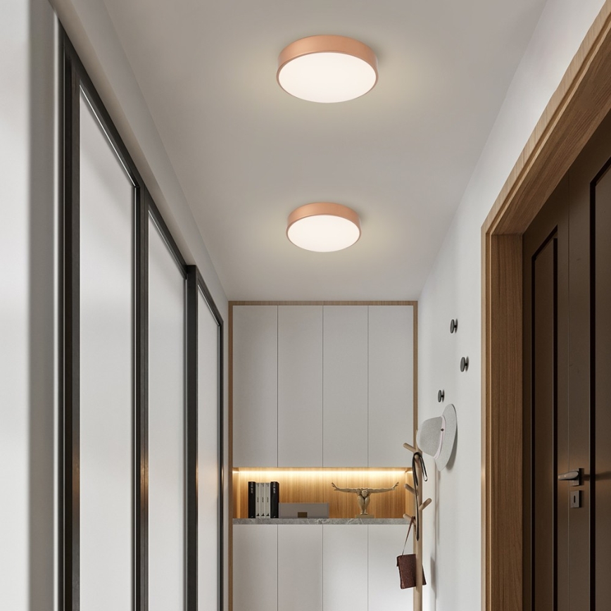 BRILAGI - POOL Dimmable LED Ceiling Light 36W/230V 3000-6000K Ø 30 cm Bronze + Remote Control