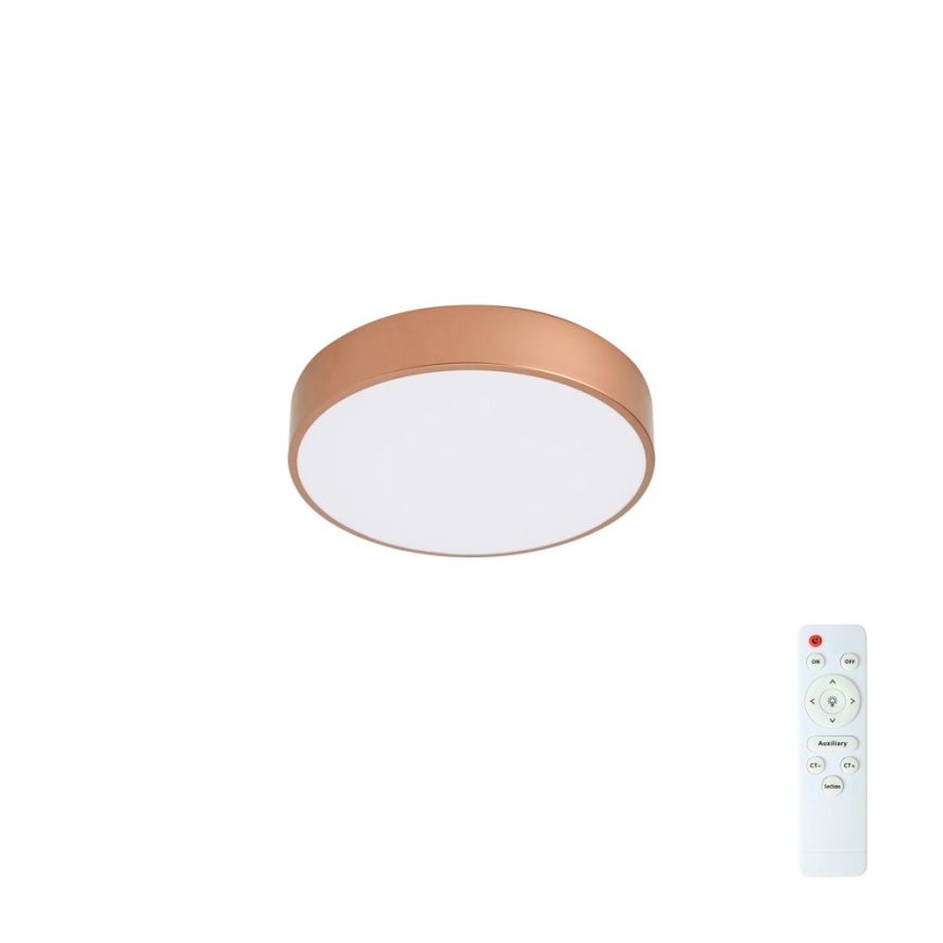 BRILAGI - POOL Dimmable LED Ceiling Light 36W/230V 3000-6000K Ø 30 cm Bronze + Remote Control