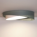 BRILAGI - Dimmable ceiling light VELVET TWIST LED/36W/230V 3000-6000K Ø 65 cm Wi-Fi Tuya Beacon green/white + remote control