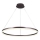 Brilagi - Dimmable CIRCLE LED Pendant Light on Cable, 55W/230V, 3000–6500K, Ø 80 cm, Brown + Remote Control