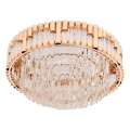 Brilagi - Dimmable CROWN LED Ceiling Light, 41W/230V, 3000-6000K, Ø 48 cm, Gold + Remote Control