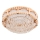 Brilagi - Dimmable CROWN LED Ceiling Light, 41W/230V, 3000-6000K, Ø 48 cm, Gold + Remote Control