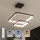 Brilagi - Dimmable FALCON SLIM LED cable-suspended pendant light, 78W/230V, 3000-6500K, 50x50 cm, black + remote control