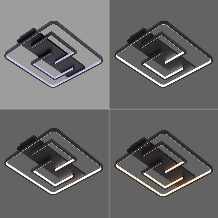 Brilagi - LED Dimmable Ceiling Light FLARE LED/34W/230V 48x48 cm 3000-6000K + remote control