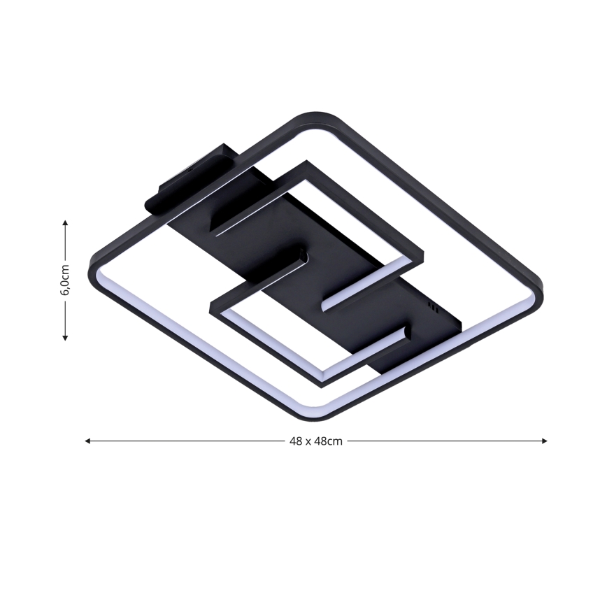 Brilagi - LED Dimmable Ceiling Light FLARE LED/34W/230V 48x48 cm 3000-6000K + remote control