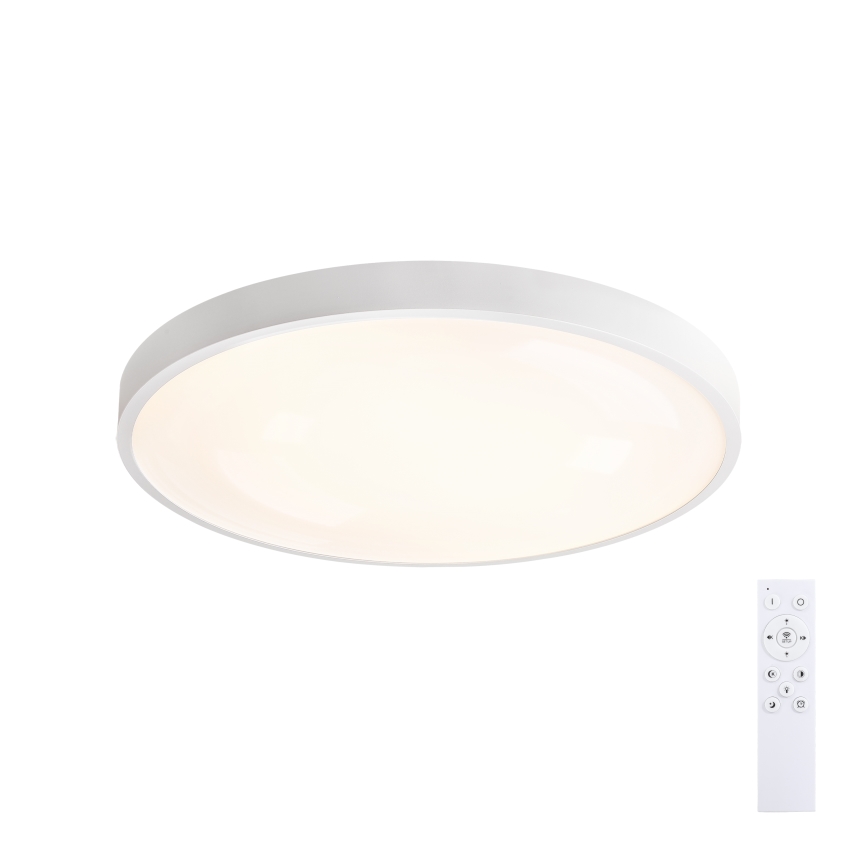 Brilagi - LED Dimmable ceiling light GLASS POOL DOUBLE LED/60W/230V 3000-6000K 50 cm white + remote control