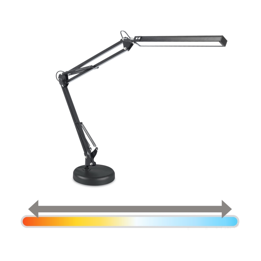 Brilagi - Dimmable LED 2-in-1 USB VARIO Desk Lamp LED/14W/5V 3000-6000K Black