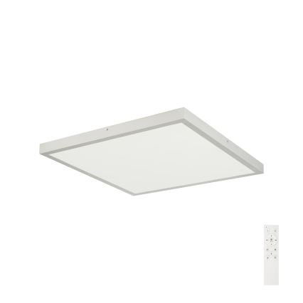Brilagi - Dimmable Bathroom Ceiling Light FRAME SMART LED/50W/230V 60x60 cm 3000-6000K IP44 Silver + Remote Control