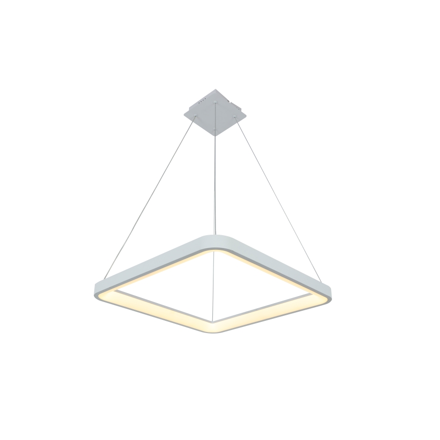 Brilagi - LED Dimmable Cable Pendant Light FALCON SLIM LED/50W/230V 3000-6500K 50x50 cm White + Remote Control