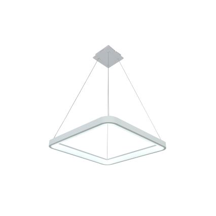 Brilagi - LED Dimmable Cable Pendant Light FALCON SLIM LED/50W/230V 3000-6500K 50x50 cm White + Remote Control