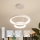 Brilagi - Dimmable LED Cable-Hung Pendant FALCON SLIM LED/68W/230V 3000-6500K Ø50 cm White + Remote Control