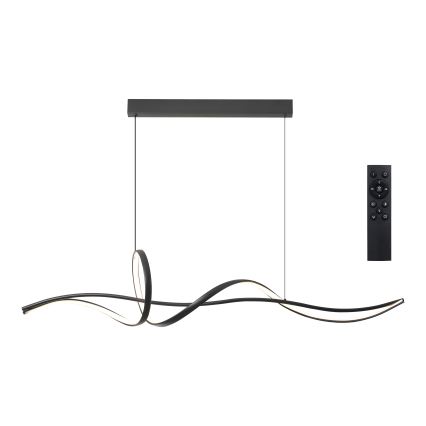 BRILAGI - LED Dimmable cable-suspended pendant light SIGNATURE LED/55W/230V 3000-6000K 120x23 cm black + remote control