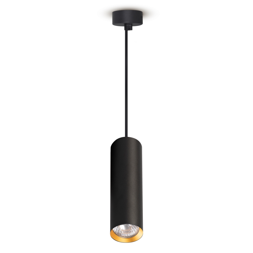 Brilagi - LED RGBW Dimmable Cable-Hung Pendant SELE 1xGU10/4,8W/230V 3000K Black/Gold + Remote Control