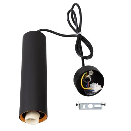 Brilagi - LED RGBW Dimmable Cable-Hung Pendant SELE 1xGU10/4,8W/230V 3000K Black/Gold + Remote Control