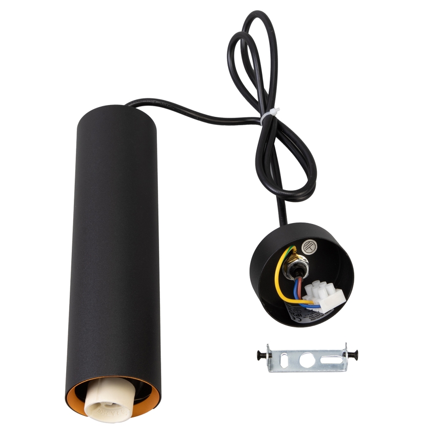 Brilagi - LED RGBW Dimmable Cable-Hung Pendant SELE 1xGU10/4,8W/230V 3000K Black/Gold + Remote Control
