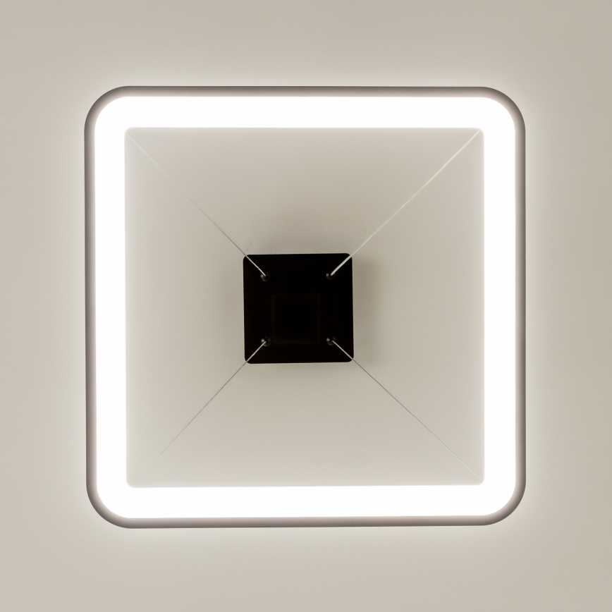 Brilagi - LED Dimmable Pendant Light on Cable FALCON SLIM LED/50W/230V 3000-6500K 50x50 cm Black + Remote Control