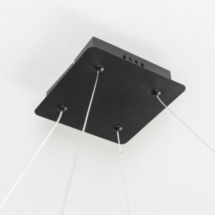 Brilagi - LED Dimmable Pendant Light on Cable FALCON SLIM LED/50W/230V 3000-6500K 50x50 cm Black + Remote Control