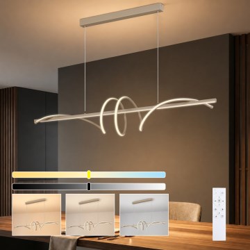 BRILAGI - Dimmable LED cable-suspended chandelier SIGNATURE LED/50W/230V 3000-6000K 120 cm beige + remote control