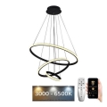 Brilagi - Dimmable LED cable-suspended pendant CIRCLE LED/90W/230V 3000-6500K Ø 60 cm + remote control