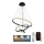 Brilagi - Dimmable LED cable-suspended pendant CIRCLE LED/90W/230V 3000-6500K Ø 60 cm + remote control