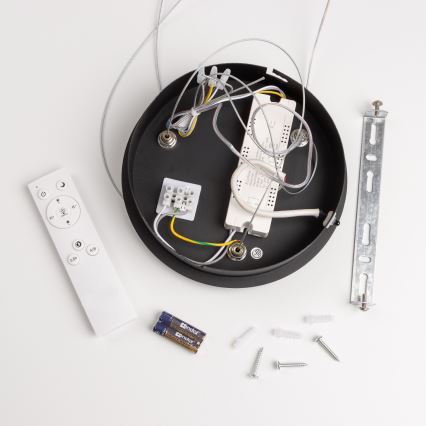 Brilagi - LED Dimmable Pendant Light on Cable FALCON LED/40W/230V 3000-6500K Ø 45 cm Black + Remote Control