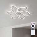 Brilagi - Dimmable LED Ceiling Fan, 34W/230V, Ø 83 cm, White + Remote Control
