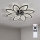 Brilagi - Dimmable LED Ceiling Fan 43W/230V 3000-6500K Ø90 cm Black + Remote Control