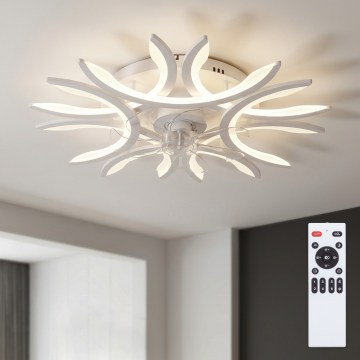 Brilagi - Dimmable LED Ceiling Fan 70W/230V 3000-6500K Ø 76 cm White + Remote Control