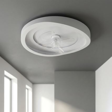Brilagi - LED Dimmable Ceiling Fan LED/80W/230V 3000-6500K dia. 50 cm White + Remote Control