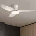 Brilagi - Dimmable LED Ceiling Fan LED/30W/230V 3000-6500K White + Remote Control